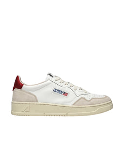 Medalist Low- Suede/ White/ Red
