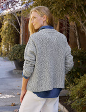 Montecito Pullover Sweater- Ivory Camel Navy