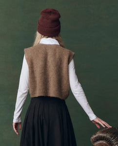 The Brushed Melange Sweater- Doe
