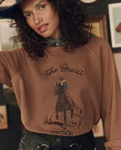 The College Sweatshirt w/ Stetson Graphic- Tobacco