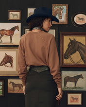 The College Sweatshirt w/ Stetson Graphic- Tobacco