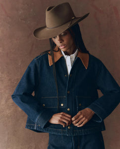 The Denim Swingy Jacket- Midnight Rinse