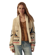 The Sailboat Lodge Cardigan- Cream