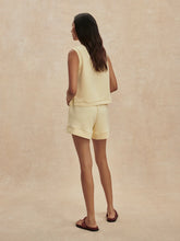 Marla Button Placket Tank- Anise Flower