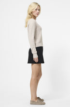 Ellie Knit Crew Neck Pullover- Taupe