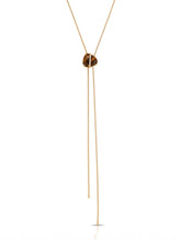 Tigers Eye Statement Bolo Necklace