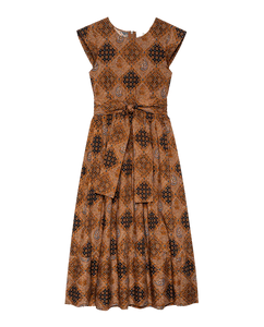 The Tulsa Dress- Geo Bandana Print