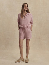 Hawley Half Zip Sweat- Rose Marl