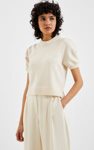 Vhari Short Sleeve Jumper- Classic Cream