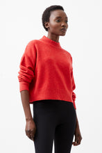 Vhari Crew Neck Jumper- Mars Red