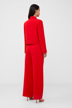 Harry Suiting Cropped Blazer- Royal Scarlet