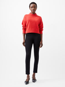 Vhari Crew Neck Jumper- Mars Red