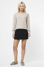 Ellie Knit Crew Neck Pullover- Taupe