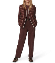 Colwyn Short Boxy Gilet- Brown Stone