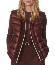 Colwyn Short Boxy Gilet- Brown Stone
