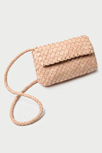 Vinnie Mini Woven Crossbody- Desert Sand