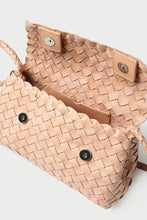 Vinnie Mini Woven Crossbody- Desert Sand