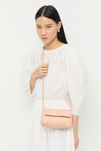 Vinnie Mini Woven Crossbody- Desert Sand