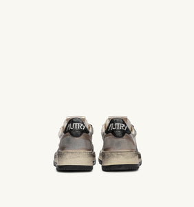 Medalist Low Super Vintage- Mesh/ Suede White Gold