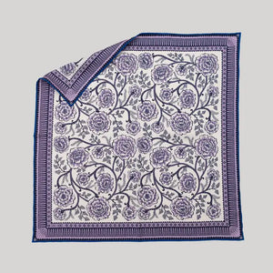 Silk Twill Scarf- Ramble in Viola
