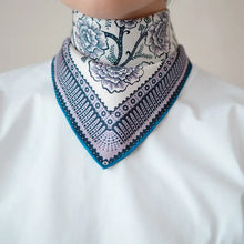 Silk Twill Scarf- Ramble in Viola