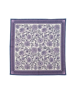 Silk Twill Scarf- Ramble in Viola
