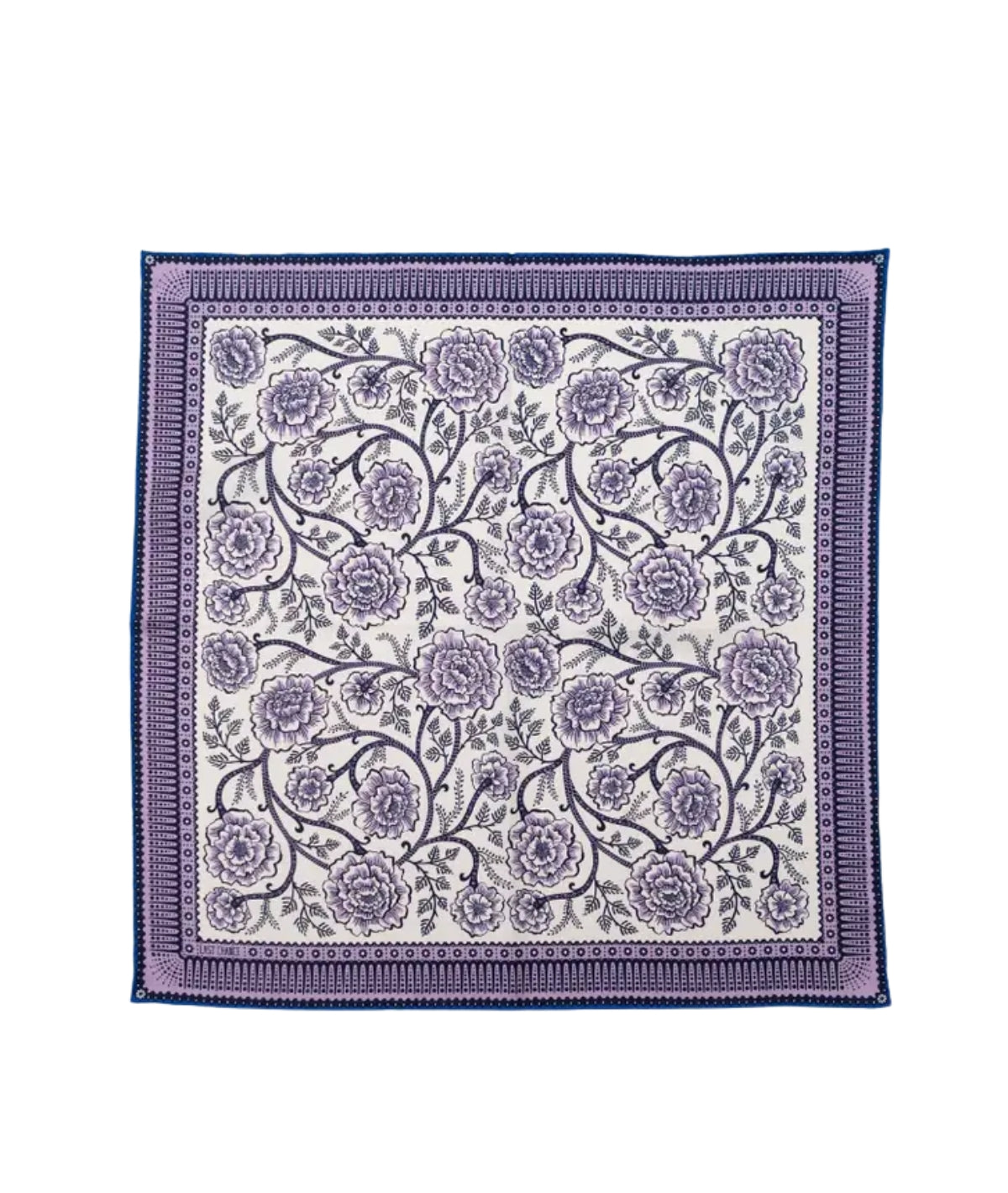 Silk Twill Scarf- Ramble in Viola