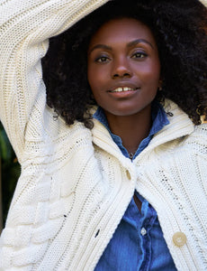 Mini Cardigan- Ivory