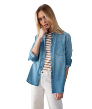 Western Denim Shirt- Denim