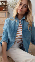 Western Denim Shirt- Denim