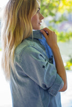 Western Denim Shirt- Denim
