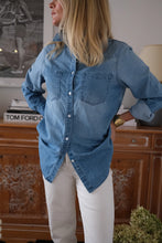 Western Denim Shirt- Denim