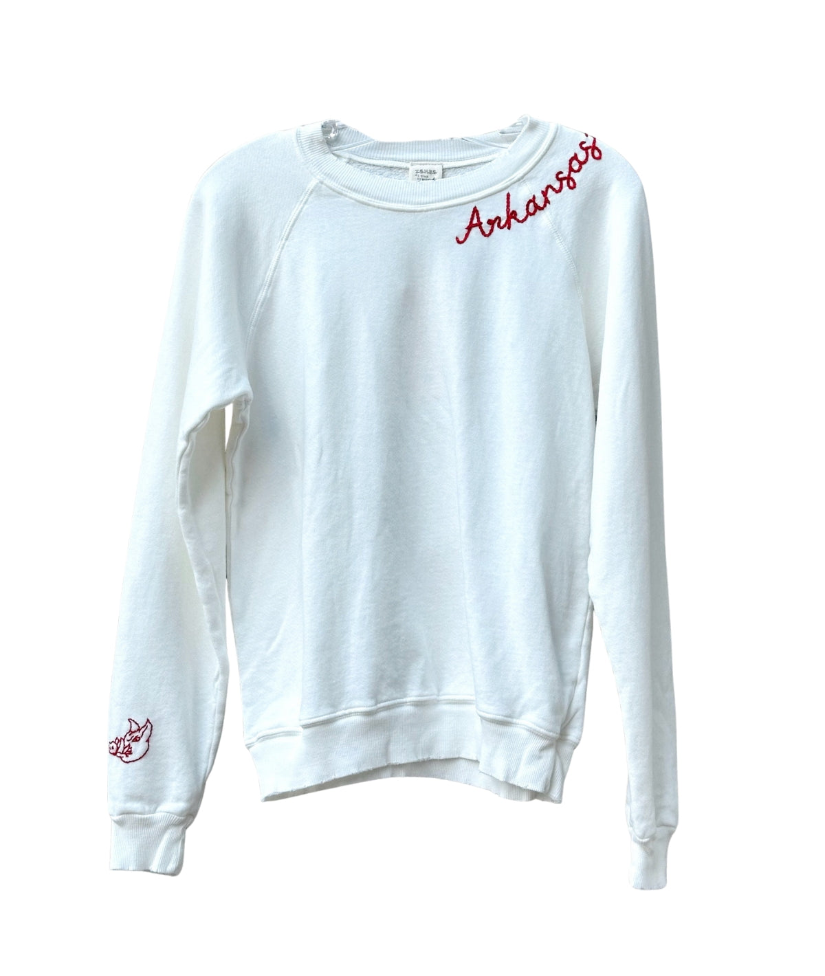 Arkansas Sweatshirt- White