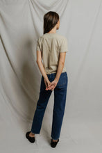 Harley Crewneck Tee- Whitecap Grey
