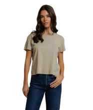 Harley Crewneck Tee- Whitecap Grey