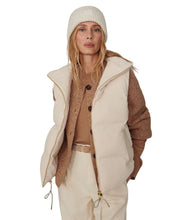 Lilah Cord Puffer Gilet- Whitecap Grey