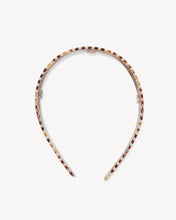 Wide Headband- Tortoise Checker