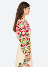 Wilhelmina Embroidered Top- Cream