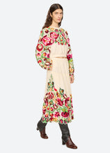Wilhelmina Embroidered Top- Cream