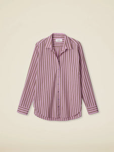 Beau Shirt- Fig Stripe