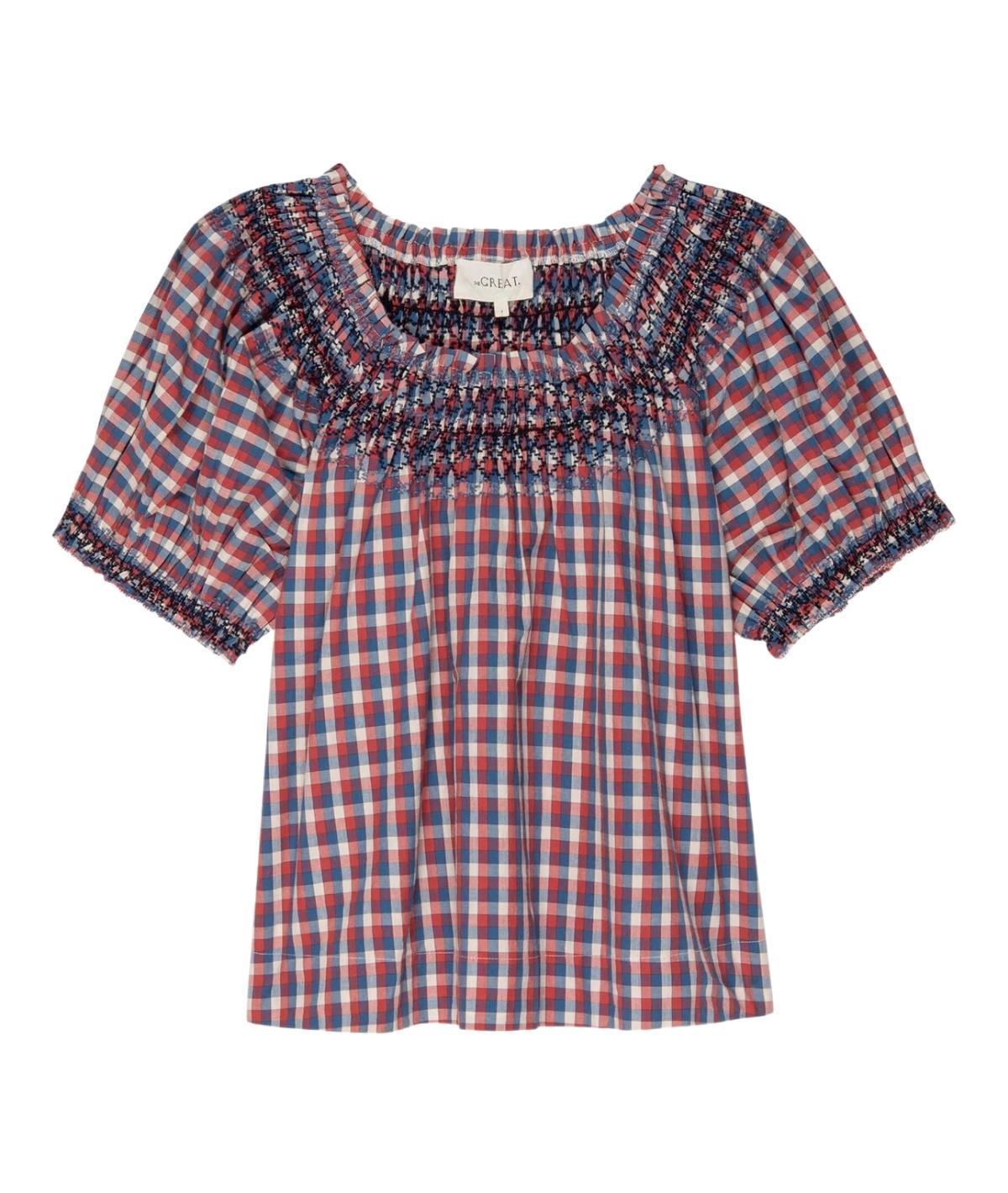 The Fair Top- Picnic Plaid