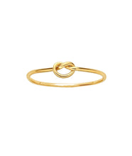 Gold Filled Stackable Ring- Knot