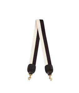 Shoulder Strap- Black & White Webbing