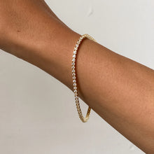 Giselle Tennis Bracelet- Gold