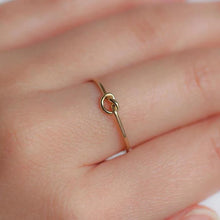Gold Filled Stackable Ring- Knot