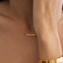 Mama Scrip Necklace- 14K Gold Plated