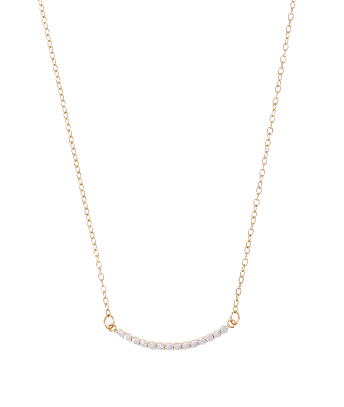 Gianna Curved Bar Necklace
