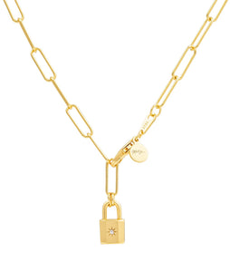 Lena Pendant Necklace- Gold